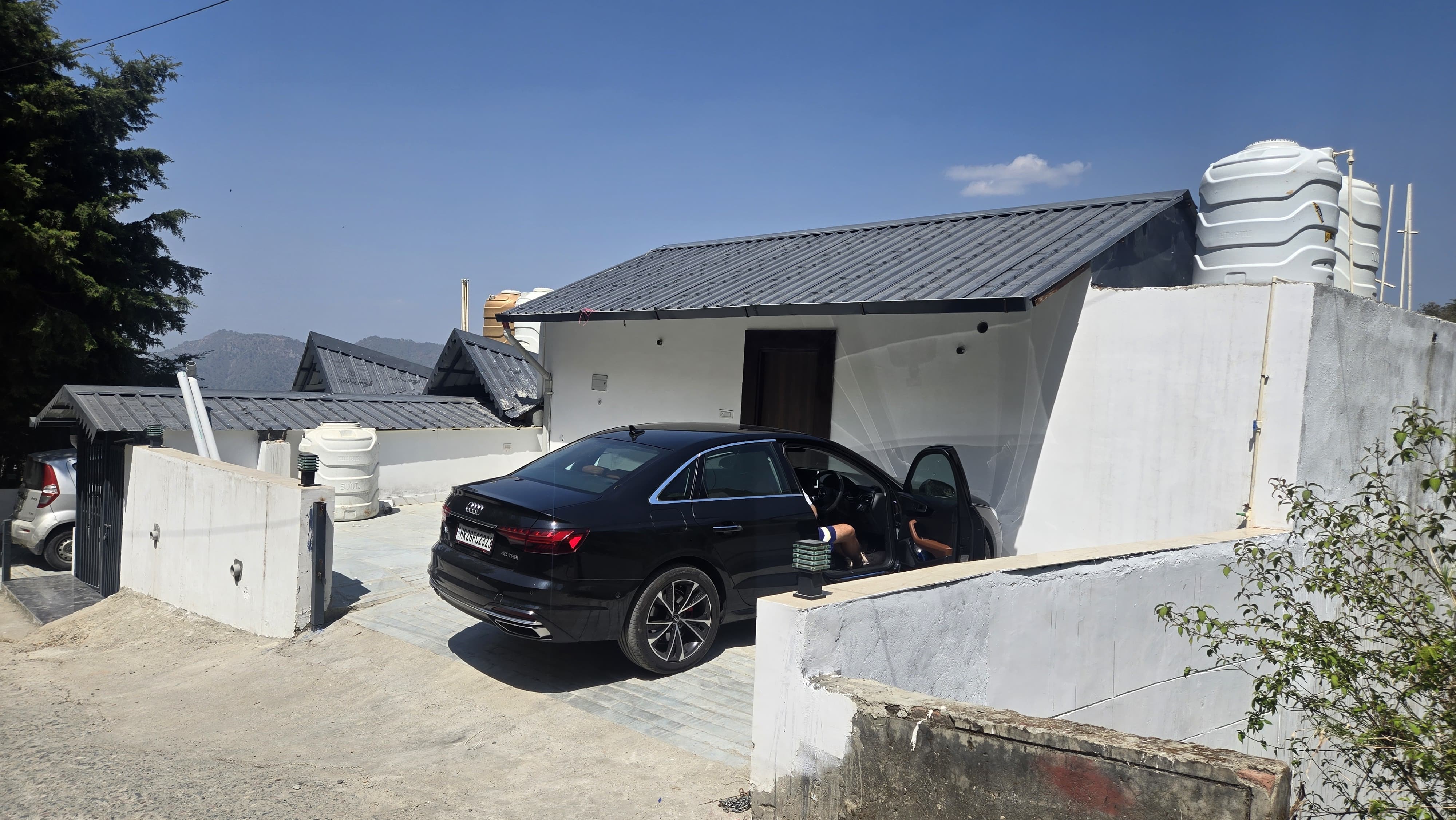 Hotel Entrance and Parking